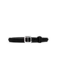 LIE STUDIO Black 'Georgia Slim' Belt