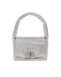 Balenciaga Gray Shoulder Bag `S Monaco Sling`