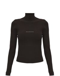 Alexander Wang Black Top With A Turtleneck