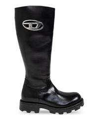 DIESEL Black Boots D-Hammer