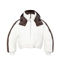 Fendi White Reversible Down Jacket
