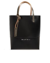 Marni Black Shopper Bag for men
