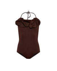 Maiya Paris Brown One-Piece Swimsuit "Aurora"