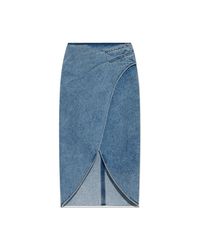 IRO Blue Denim Skirt `Etana`