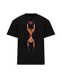 44 Label Group Black Printed T-Shirt for men