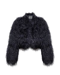 AllSaints Blue 'brooke' Shearling Jacket
