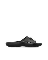 Versace Black Rubber Flip-Flops for men