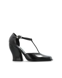 Loewe Black Heeled Shoes "Onda"