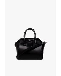 Givenchy Black 'antigona Micro' Shoulder Bag