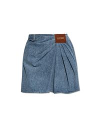 Loewe Blue Denim Skirt