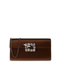 Roger Vivier Brown Clutch 'Efflorescence'