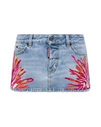 DSquared² Blue Denim Skirt