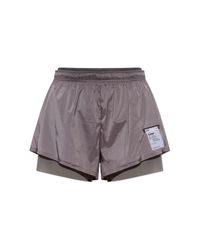 Satisfy Purple 'Techsilk 3' Shorts