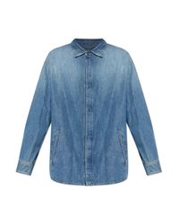 DARKPARK Blue Denim Shirt 'Ethan' for men