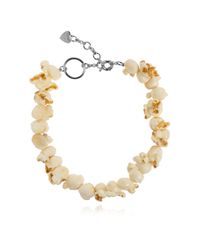 Acne Metallic Necklace With Popcorn Motif