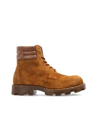 DIESEL Brown Suede Boots 'D-Hammer' for men