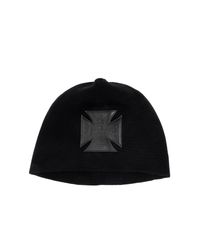 Vetements Black Wool Beanie With Logo