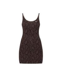 Adidas Originals Brown Dress With Logo