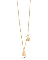 Chloé Metallic Necklace With Pendant