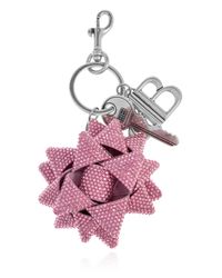 Balenciaga Pink Keychain With Pendants