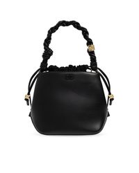 Ganni Black Handbag Made Of Eco Leather