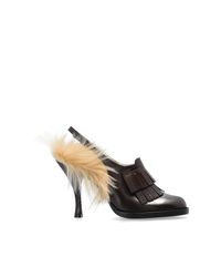 Maison Margiela Brown Heeled Shoes Bourgeoise