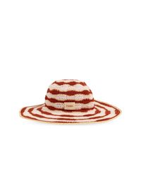 Fendi Red Cotton Hat