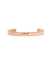 Versace Pink Bracelet With Medusa Head