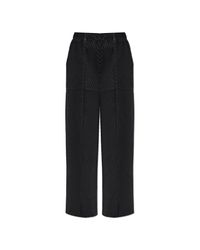 Issey Miyake Black Pleated Trousers