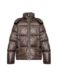 AllSaints Brown Down Jacket "Lupin" for men