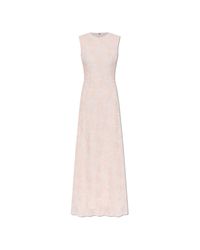 ROTATE BIRGER CHRISTENSEN White Dress With A Floral Motif