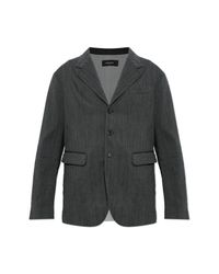 DSquared² Gray Blazer With Open Lapels for men