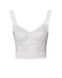 Dolce & Gabbana White Strappy Top