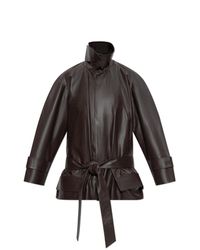 Victoria Beckham Brown Leather Jacket