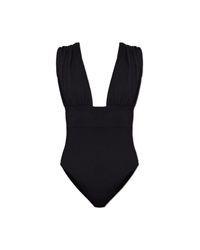 Maiya Paris Black One-Piece Swimsuit "Monceau"