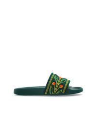 Casablanca Green Slides With Logo