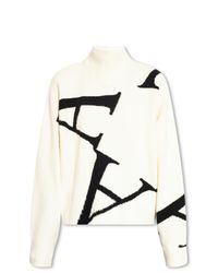 AllSaints Black ‘A Star’ Sweater With Roll Neck