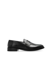 Paul Smith Black Leather Loafers for men
