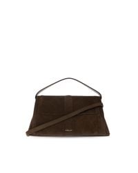 DeMellier London Brown Suede Bag 'Florence'