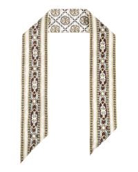 Tory Burch Natural Silk Scarf