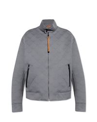 MCM Gray Jacket With Monogram for men