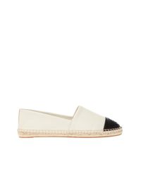 Tory Burch Natural Colorblock Espadrilles