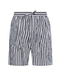 Dolce & Gabbana Blue Shorts With A Crinkle Effect for men