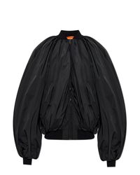 Balenciaga Black Draped 'Bomber' Jacket