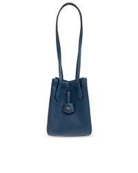 Fendi Blue 'Origami Mini' Shoulder Bag