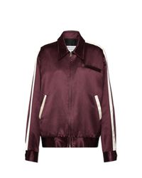 Maison Margiela Purple Satin Jacket