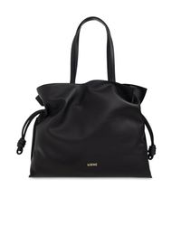 Loewe Black 'Flamenco Xl' Shopper Bag