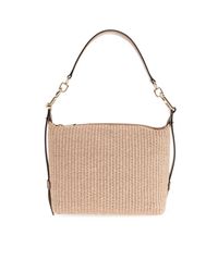 Furla White 'Tonie Mini' Shoulder Bag, Hobo Style