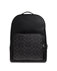 COACH Black "Wade" Backpack for men