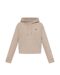 AMI Natural Sweatshirt With Logo